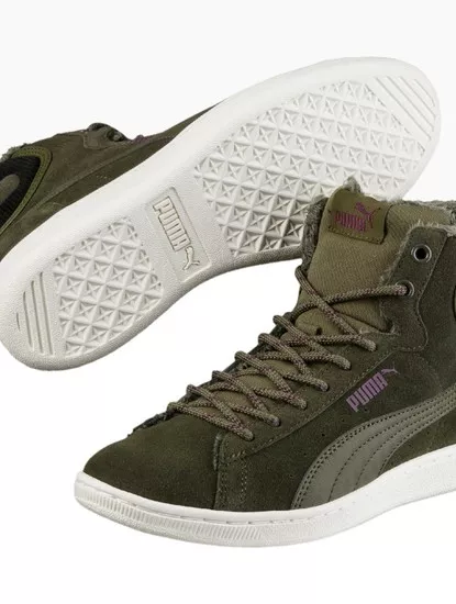 Puma Vikky Mid Corduroy Olive Night-Oliv