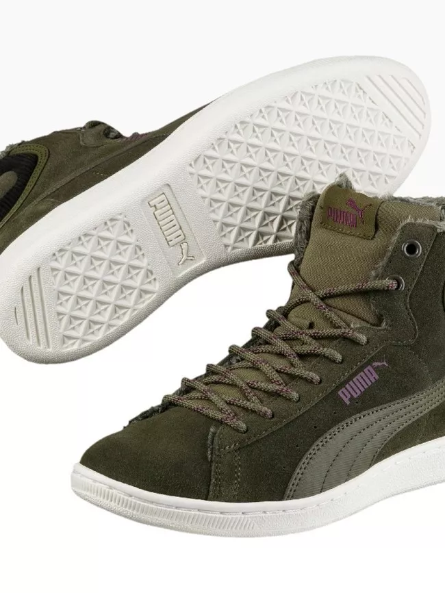 Puma Vikky Mid Corduroy Olive Night-Oliv (1)