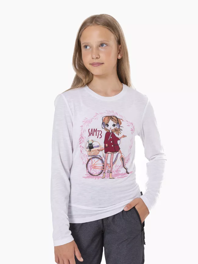 Dívčí triko s dlouhým rukávem CHARLOTTE (1)