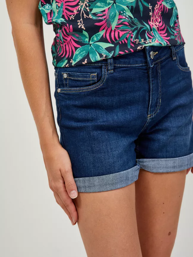 Dámské kraťasy DT SONIA SHORT DENIM MID (3)