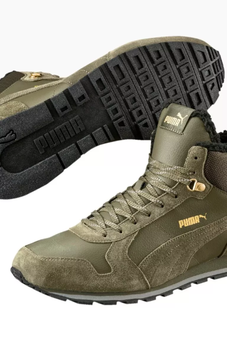 ST Runner Mid Fur Olive Night-Puma Black (1)