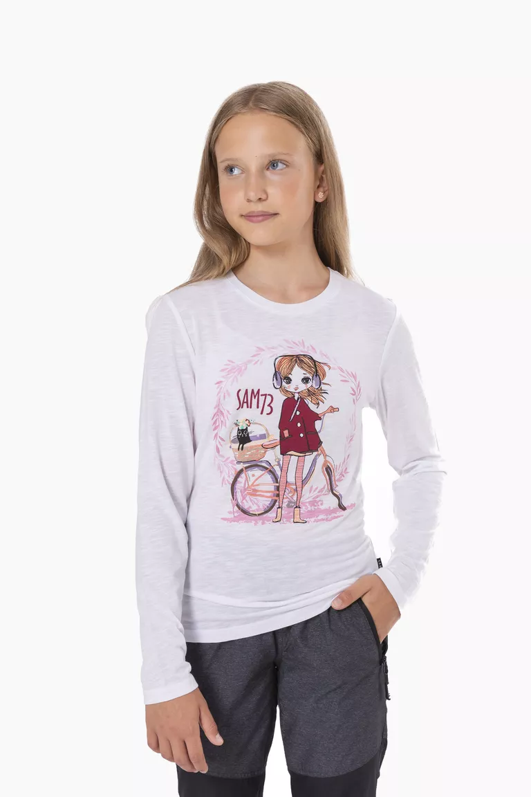 Dívčí triko s dlouhým rukávem CHARLOTTE (1)